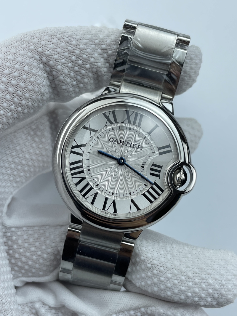(준비완료/특급배송)NO.3393/V6공장 V7 발롱블루 36MM 쿼츠