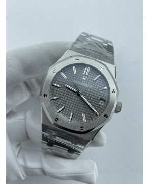 (준비완료/특급배송)NO.3638/VS공장 오데마피게 Royal Oak 41mm 15500 SS VSF 1:1 Best Edition Gray Textured Dial on SS Bracelet DD4302 Super Clone